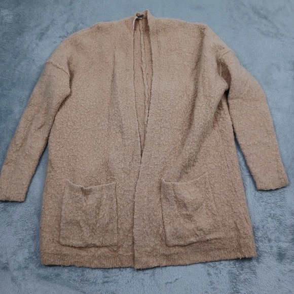 Free People Sweaters - Free People Sweater Womens Medium Brown Cardigan‎ Pockets Wool Blend